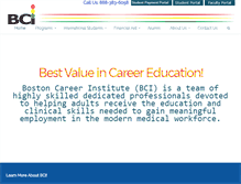 Tablet Screenshot of bostoncareer.org